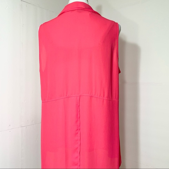 SOLD-NWT Lane Bryant Sleeveless Buttondown Blouse - Picture 3 of 7